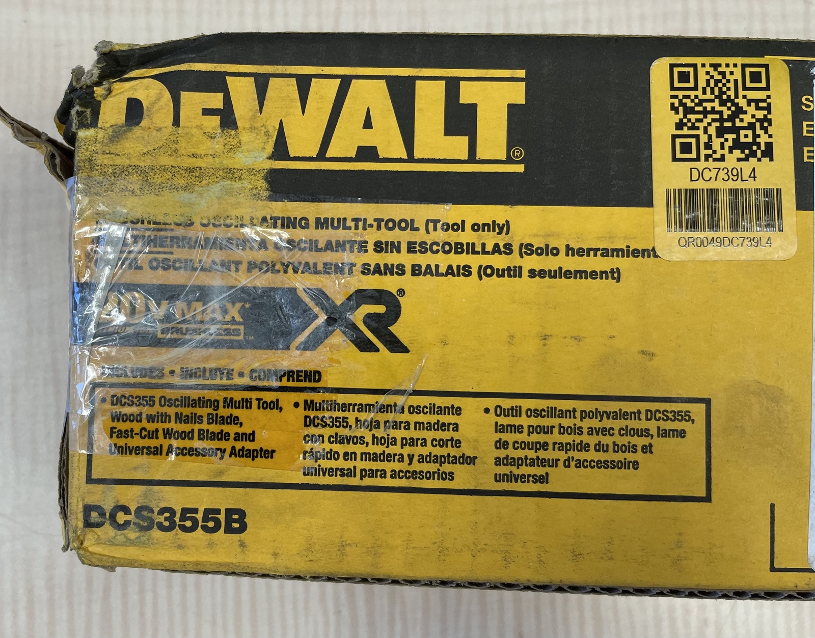 DEWALT DCS355B 20V XR Oscillating Multi-Tool (Tool Only) NEW OPEN BOX
