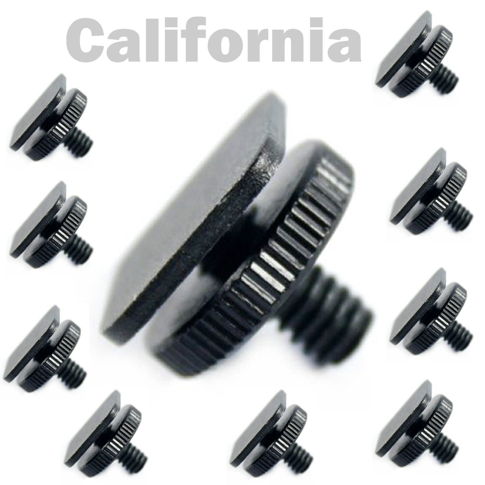 Lot of 10 X Pieces 1/4"-20 Tripod Screw to Flash Hot Shoe Mount Adapter 1/4” 20