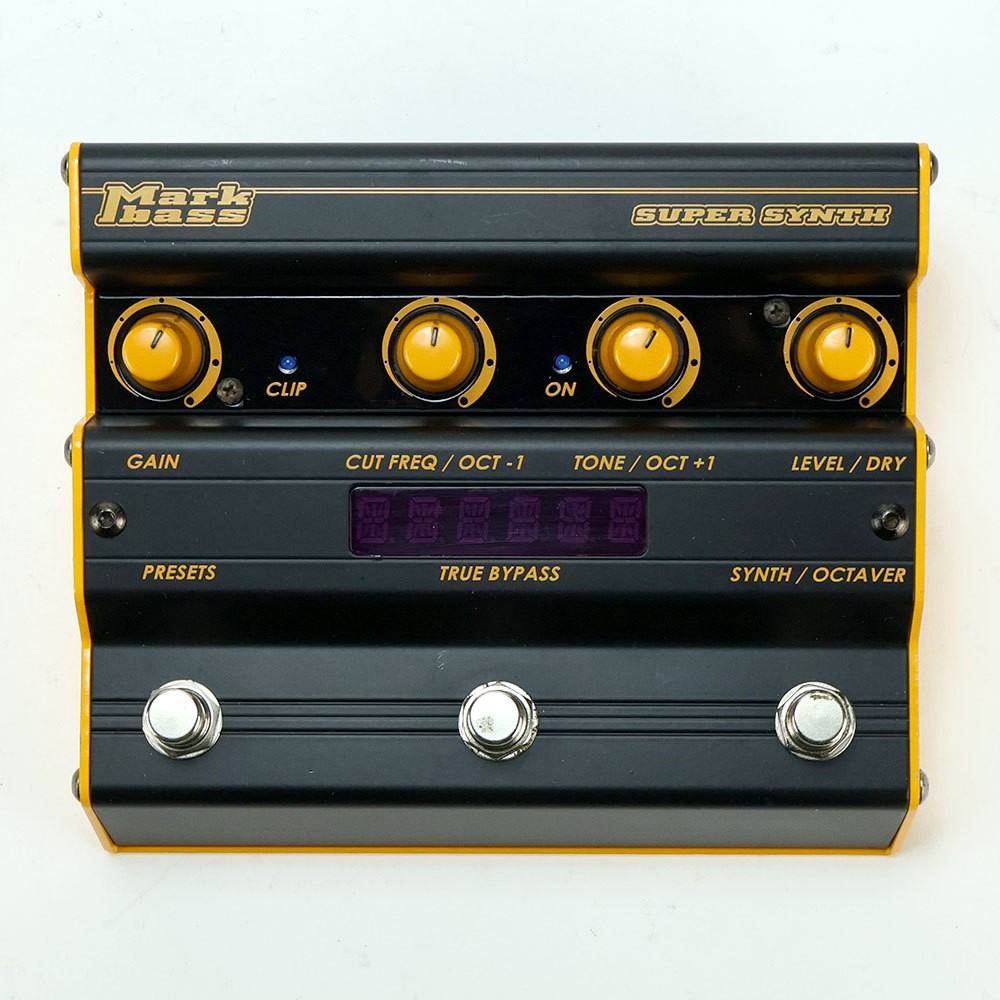 Markbass Super Synth Bass Synthesizer Effect Pedal Used Missing Adapter