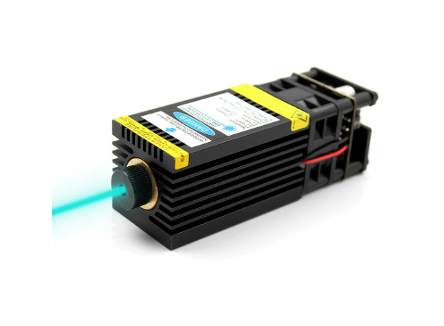 Adjustable Thickness 488nm 100mW Sky Blue Laser Module TTL