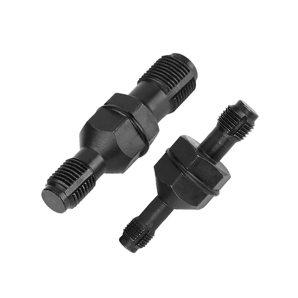 2PCS Spark Plug Hole Thread Chaser 10 12 & 14 18mm Re-threader Tap Cleaning Tool