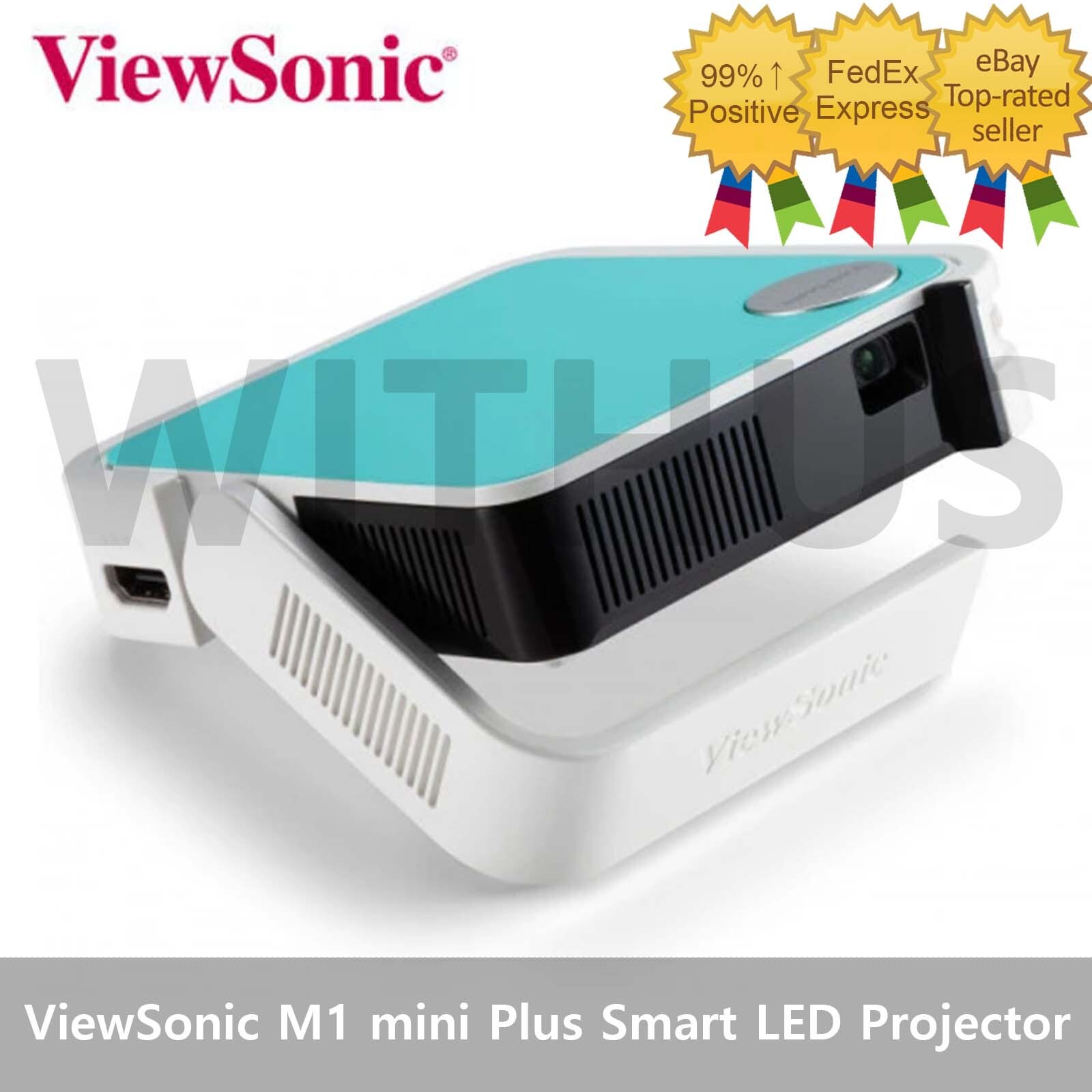 ViewSonic M1 mini Plus Smart LED Pocket Cinema Projector with JBL Speaker *