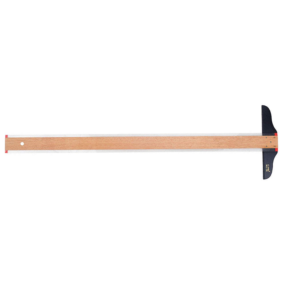 WESTCOTT WH-36 T-Square,Acrylic and Wood,Wood,36in 26CT70