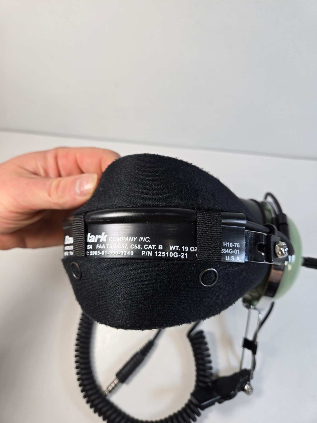 David Clark Model H10-76 Military Aviation Headset