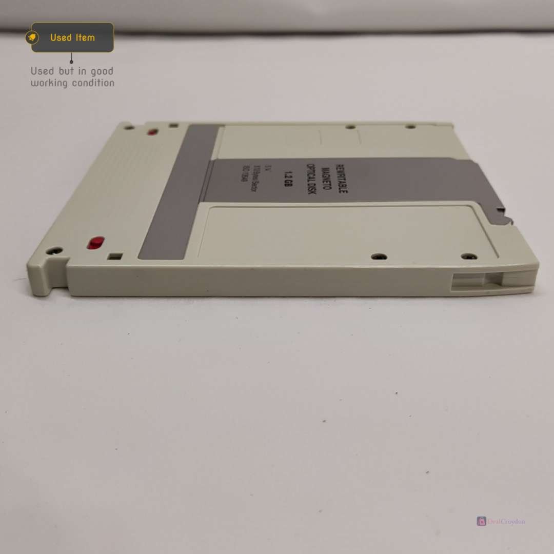 REWRITABLE MAGNETO OPTICAL DISC 1.2GB 512 BYTES/SECTOR WITH CASE