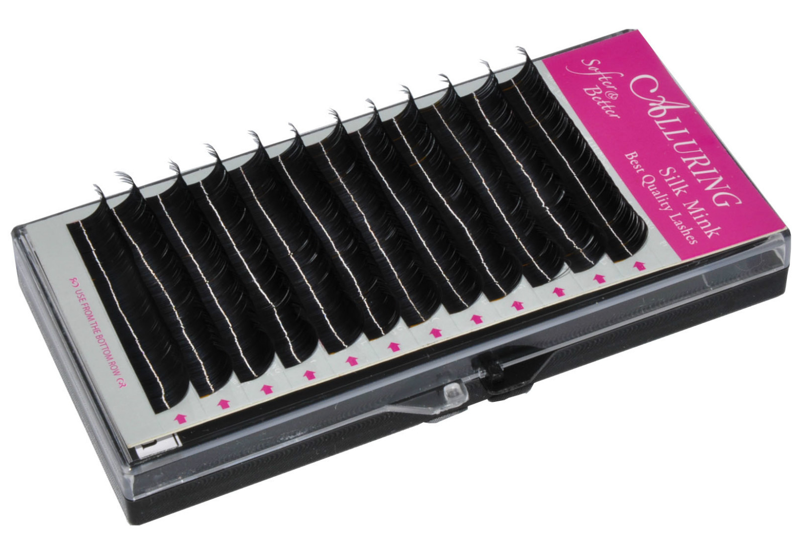Alluring Silk Mink  B Curl Eyelash Extension .07 thickness Volume Lashes