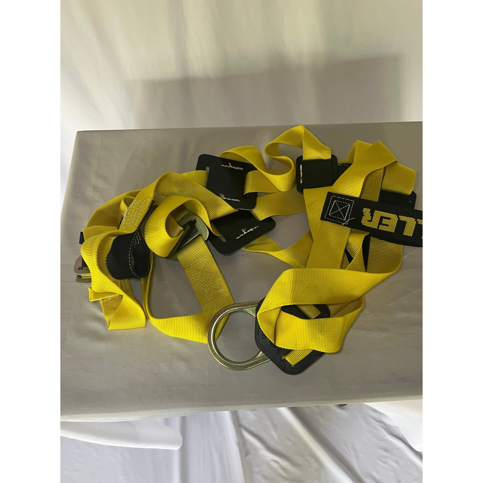 Miller Honeywell Full Body Safety Harness Fall Protection Back D Ring Yellow