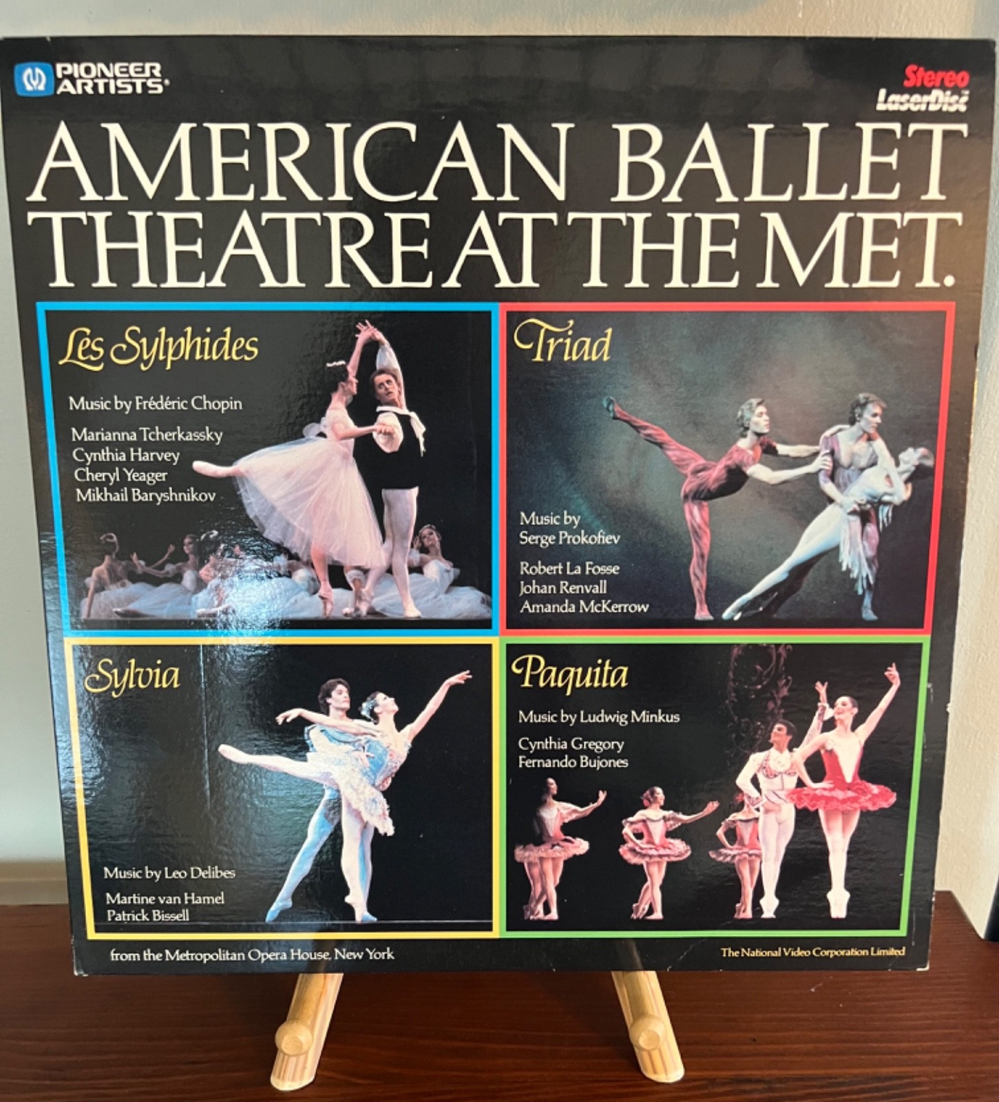 American Ballet Theatre in San Francisco LaserDisc 1985 Ballet Pioneer, NM