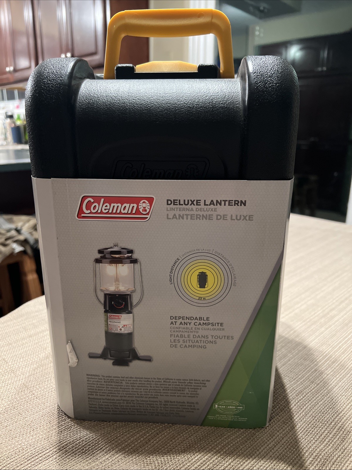 Coleman Deluxe PerfectFlow Propane Lantern with Hard Carry Case