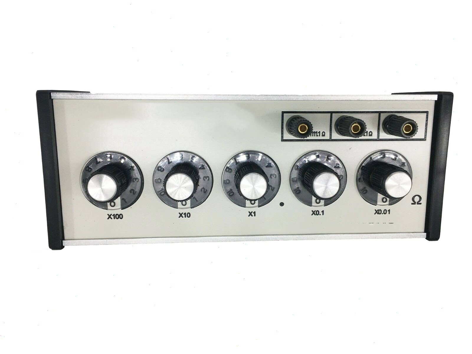 DC Resistance Box 5 Dials Decade Resistor DC Resistor with Range 0.01-1111.10Ω