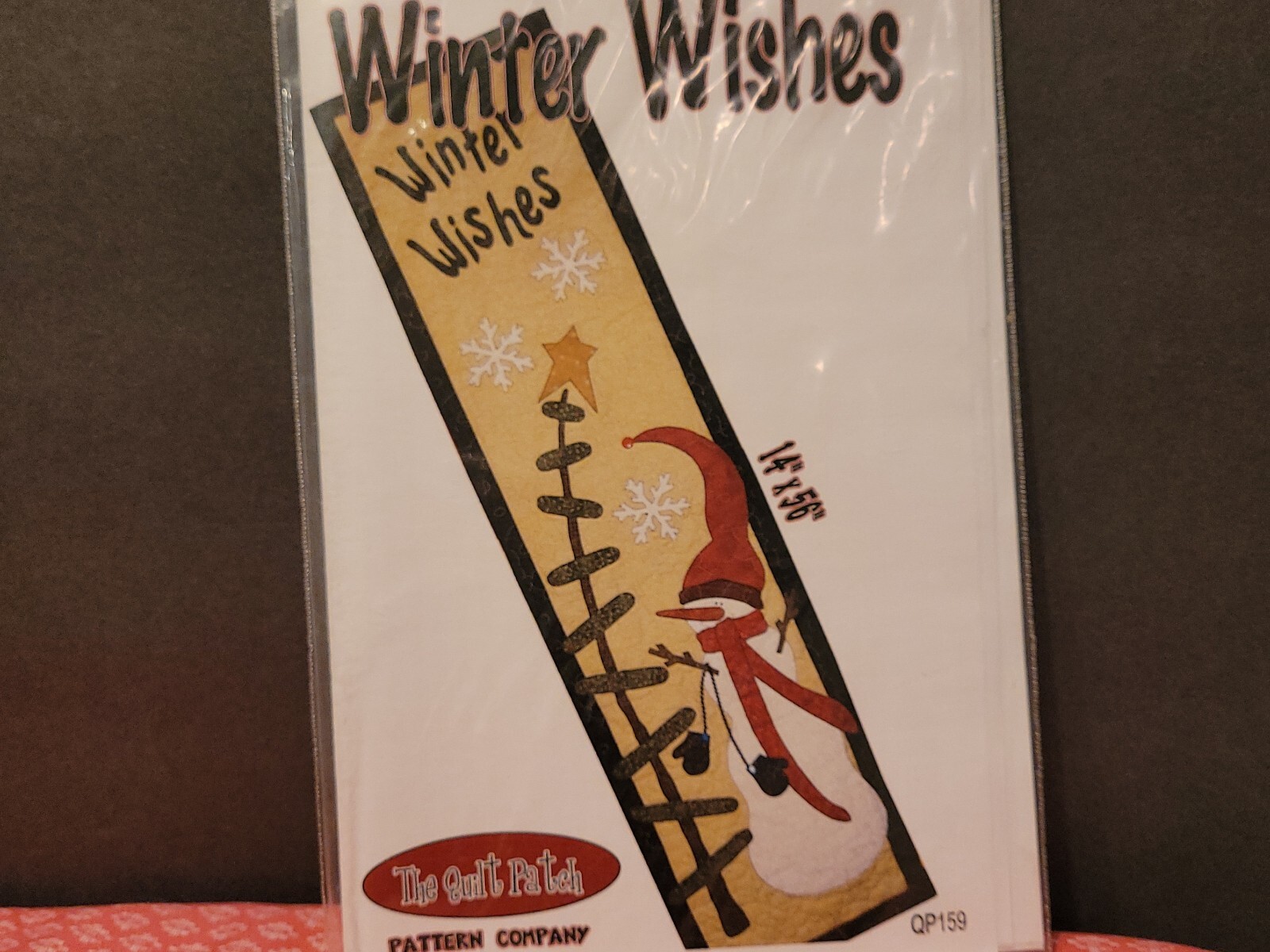 The Quilt Patch WINTER WISHES Quilt Pattern Company QP159 14x56