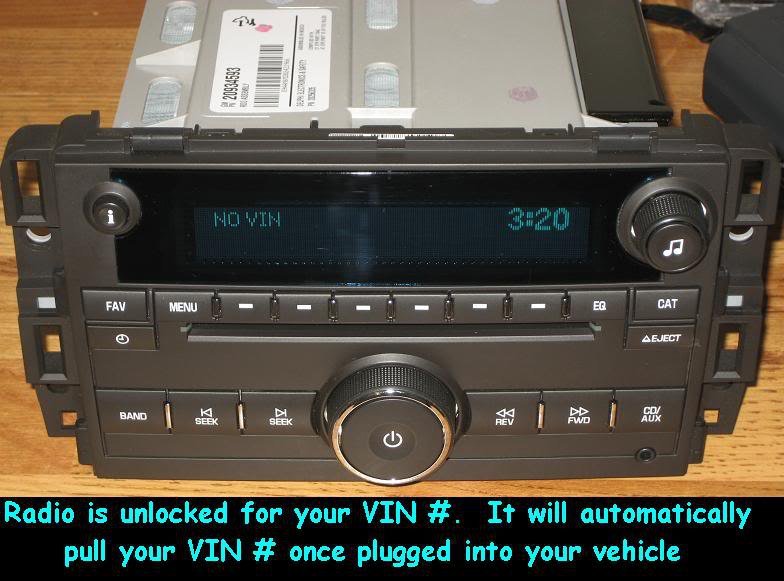 2009-2014 Chevy TAHOE Suburban GMC Yukon CD Radio USB input & 3.5 AUX MP3 UUI