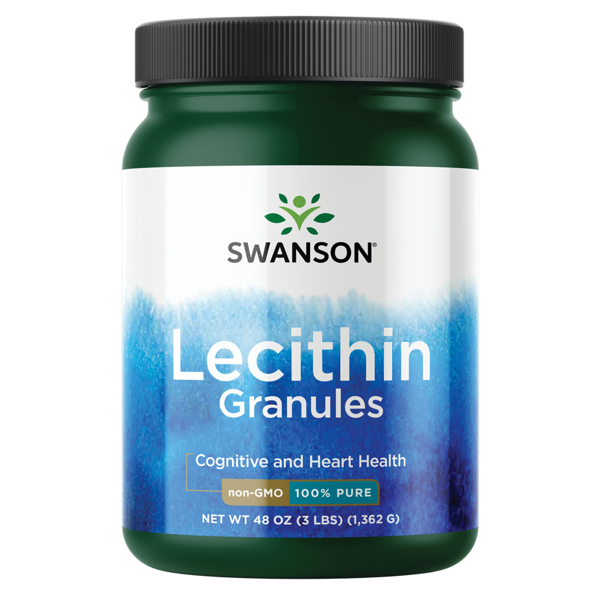 Swanson 100% Pure Non-gmo Lecithin Granules, 48 oz