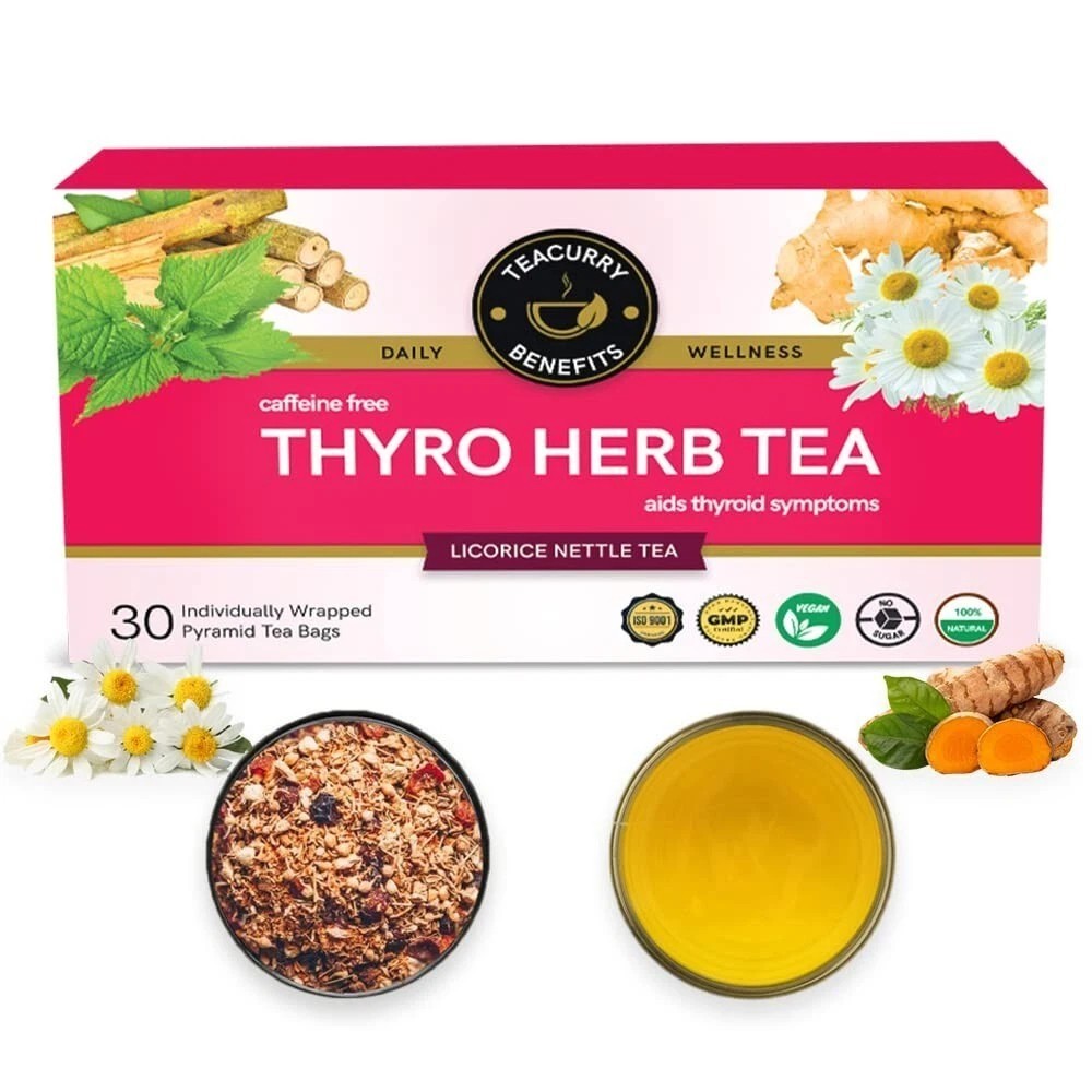 Thyroid Tea Bags(30 Tea Bags, 1 Month Pack) Helps With Thyroid Support