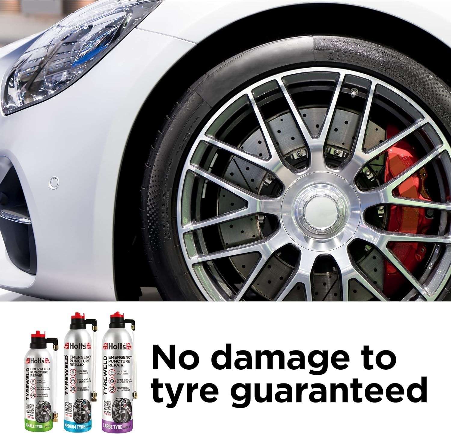 Holts Tyreweld Puncture Sealant 400ml for Medium Tyre