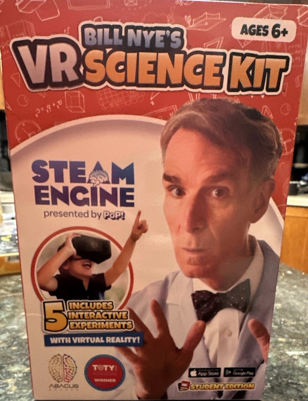 Abacus Brands Bill Nye VR Science Kit Ages 4-7 8-11 Years 6+ MPN 94918