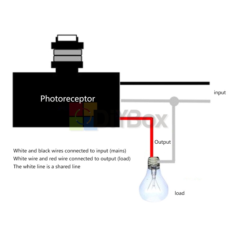 AC 120–277V NK-301F Light Control Switch LED Photoelectric Switch Sensor