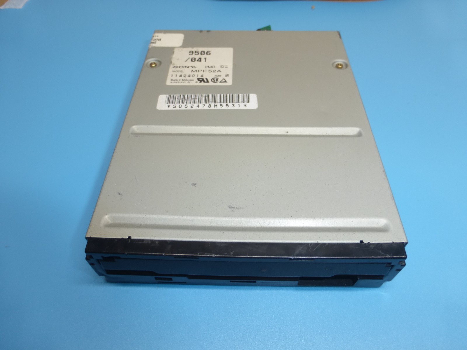 Apple Macintosh Mac 1.44MB Internal Floppy Drive Sony MPF52A 2MB Tested Vintage