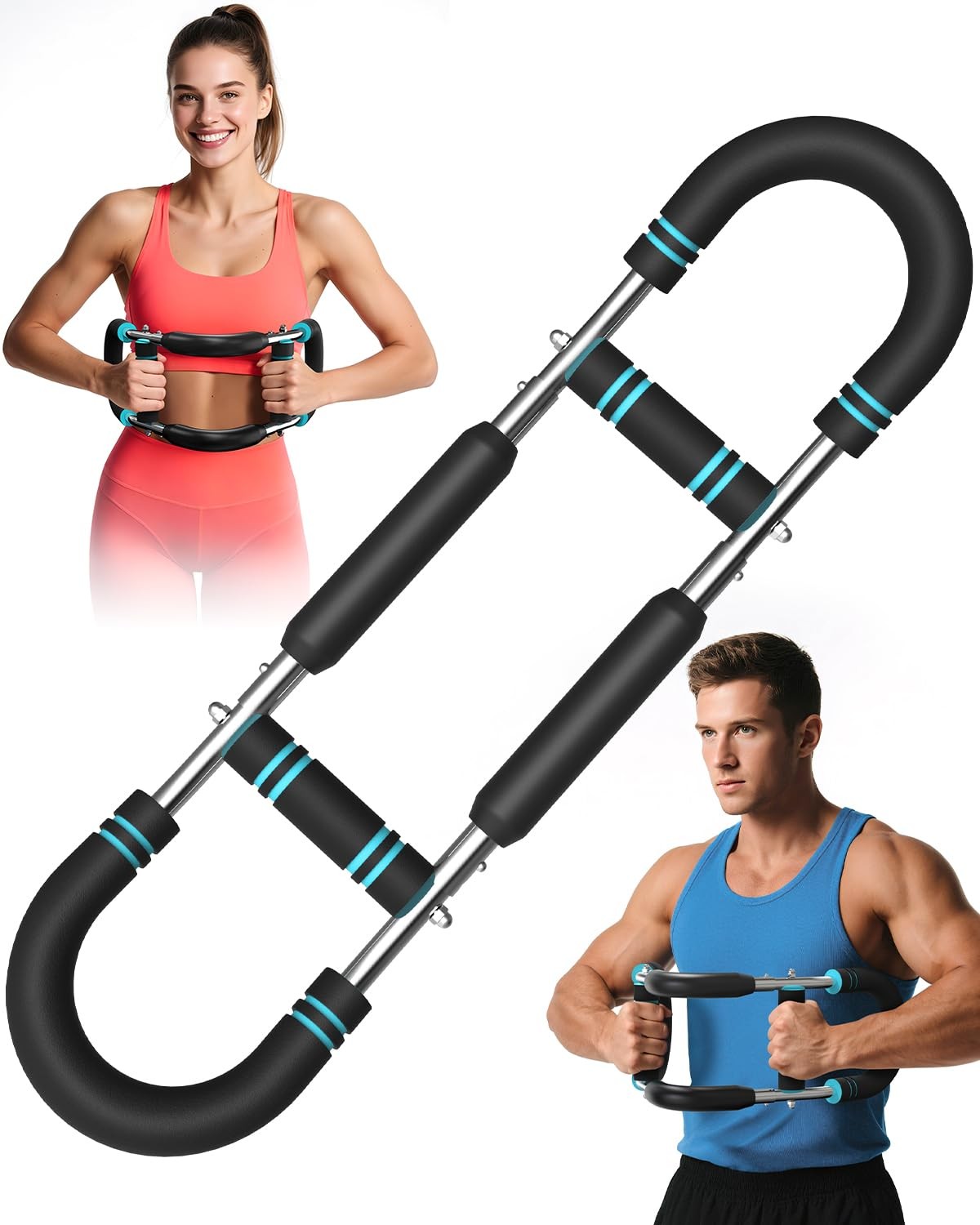 Kapebow Twister Arm Trainer, PowerTwist 70-110LB, Black+Blue