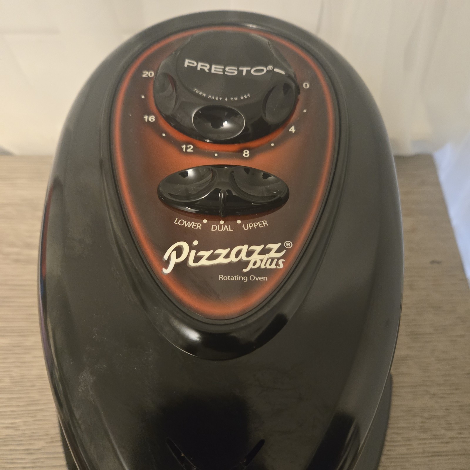 Presto Pizzazz Plus Rotating Pizza Oven Black Model 0343003 Base Unit Only