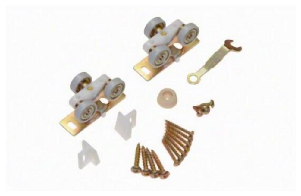 Johnson Hardware JH10312705 Hardware Set - Brass / Aluminum