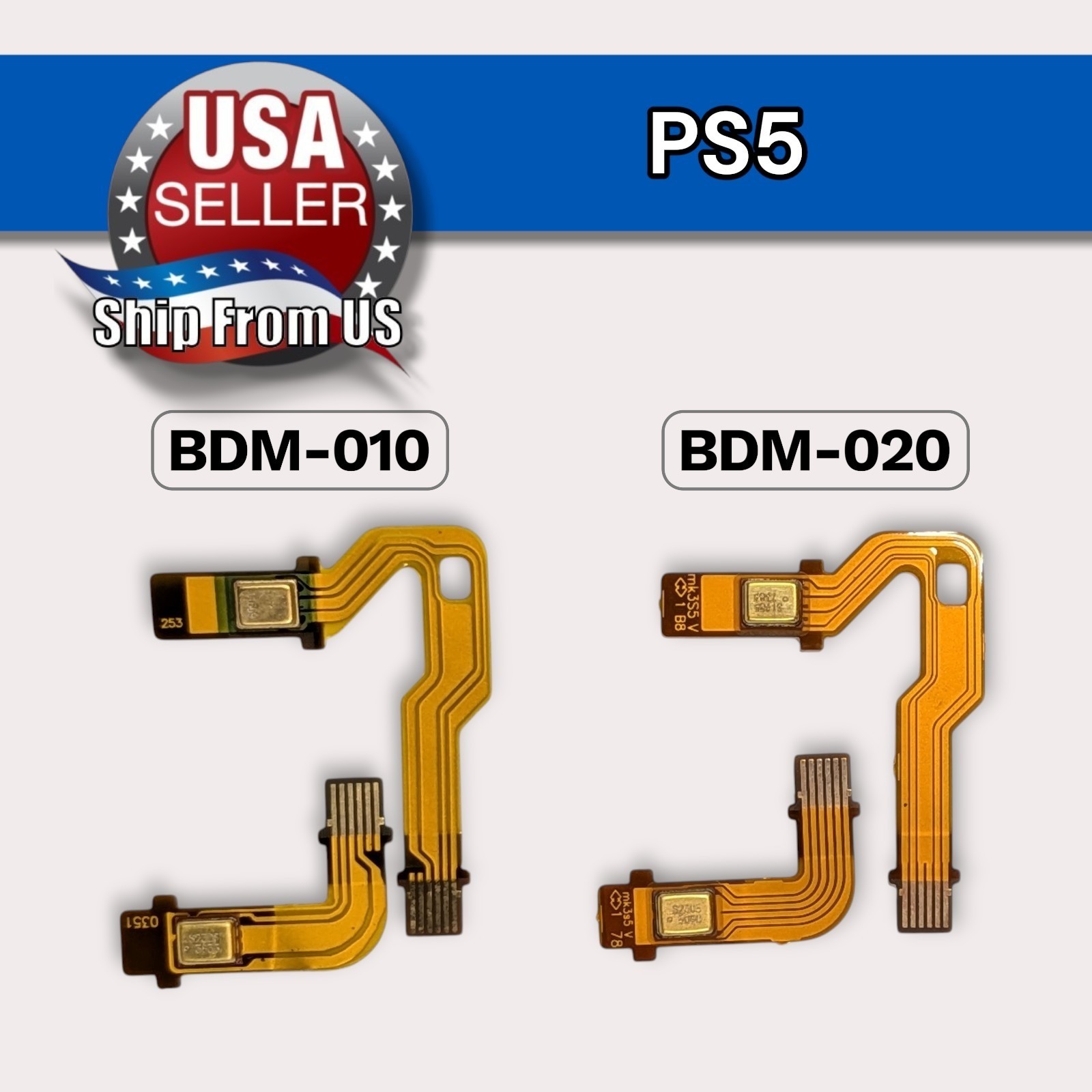 1 Set | PS5 Left Right Mic Speaker Controller Flex Ribbon Cable BDM-010 or 020