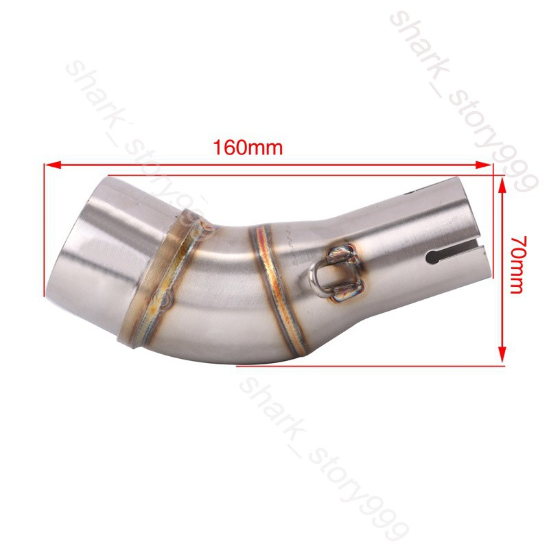 For Yamaha YZF R3 2015-25 MT-03 2016-25 Motorcycle Exhaust System Mid Link Pipe
