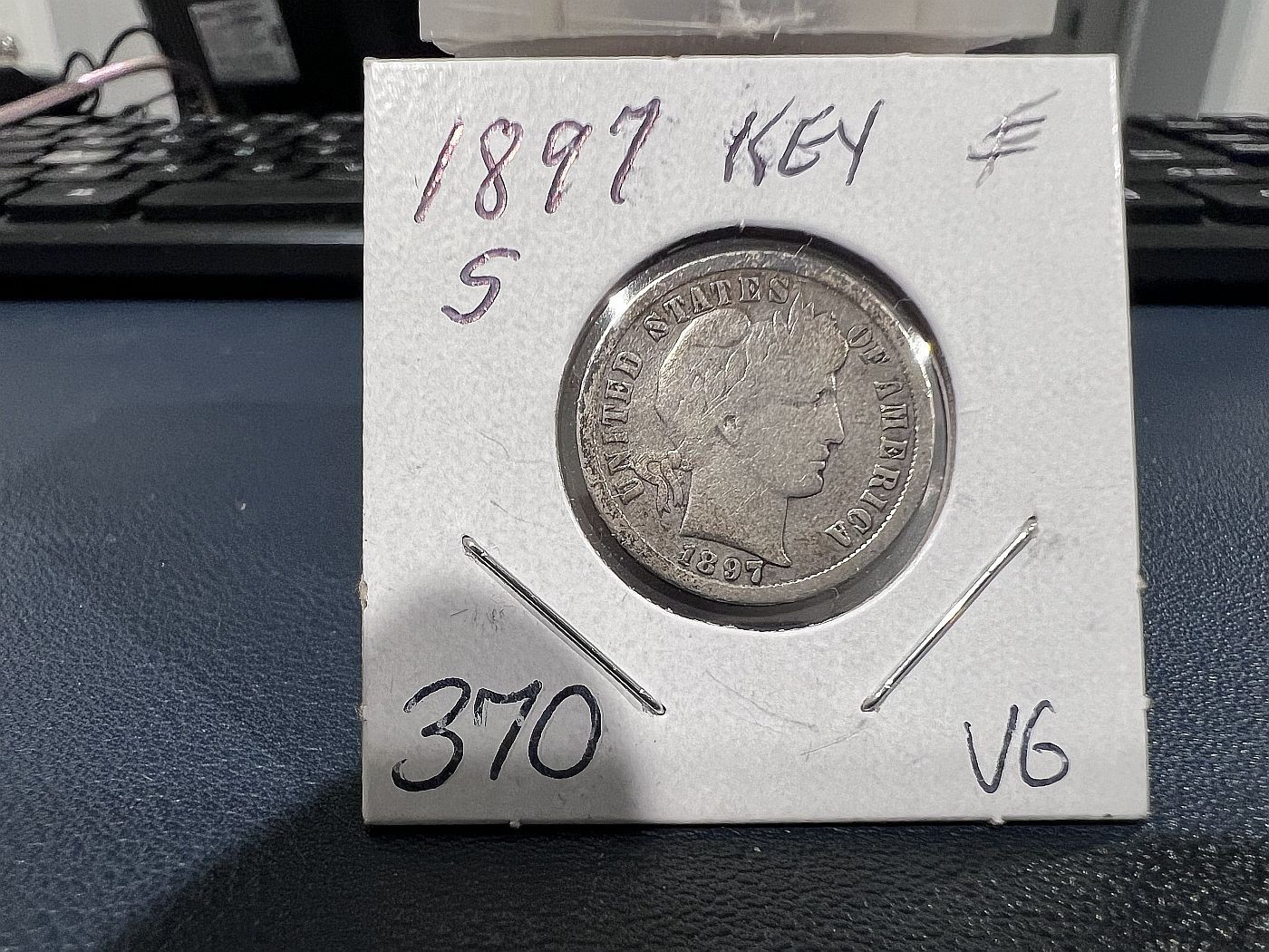 1897-S Barber Dime Better Date (BE)