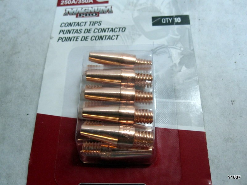 Lincoln Genuine KP2744-035T .035 Tapered Magnum Pro Contact Tips - 10 Pk