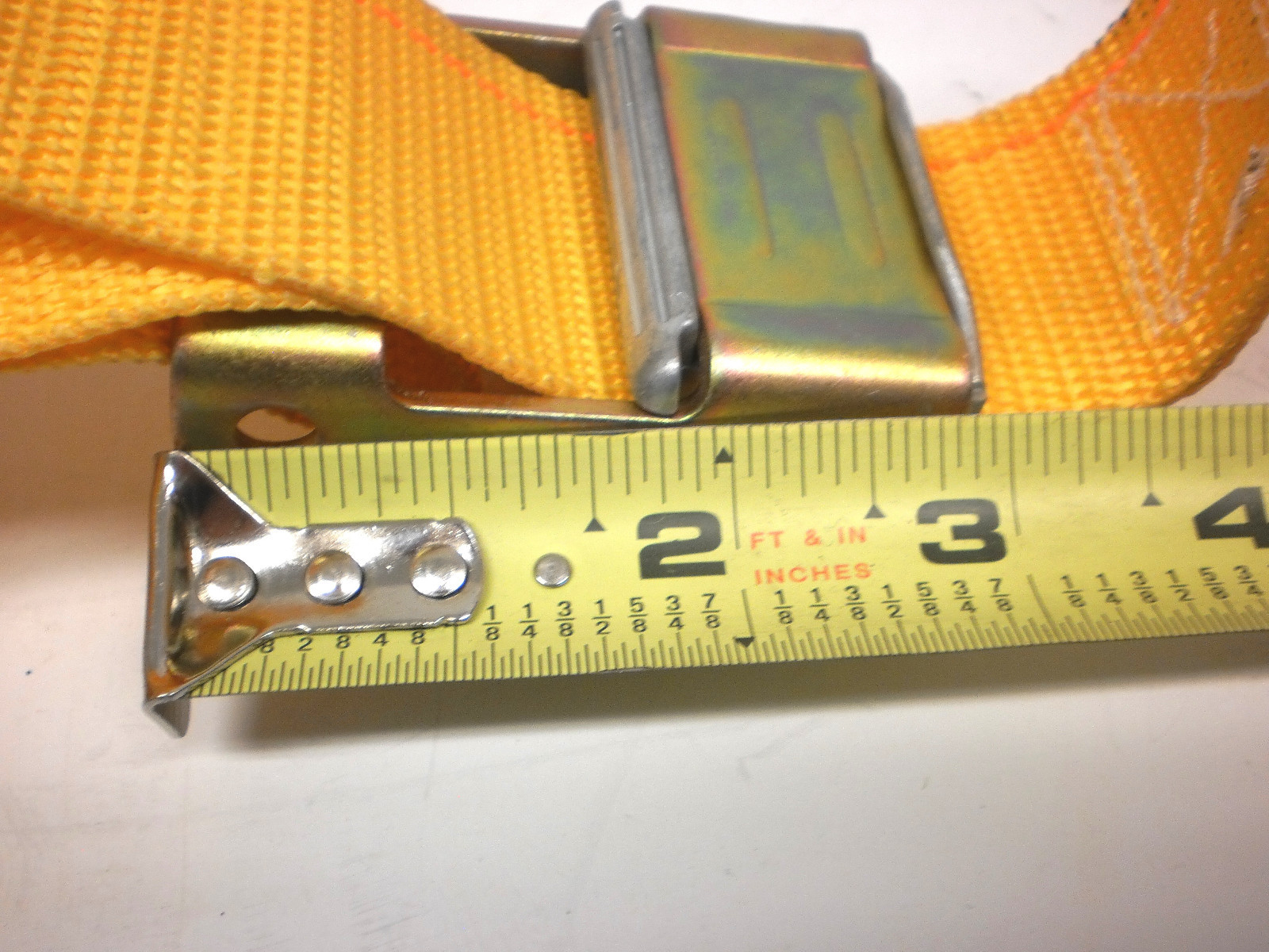 Set of 4- 2" x 12' E Trac Cam Buckle Straps