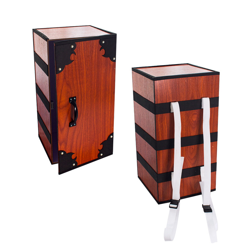 Demon Slayer Kamado Nezuko Box Cosplay Props Knapsack Kamado Tanjirou Wooden Box