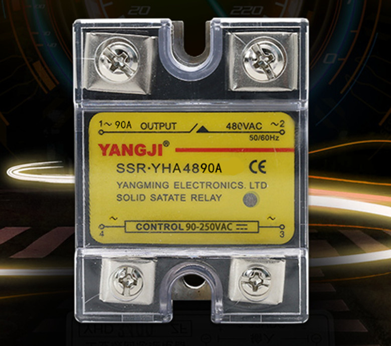 Single-phase AC controlled AC AC-AC solid state relay small YHA4890A