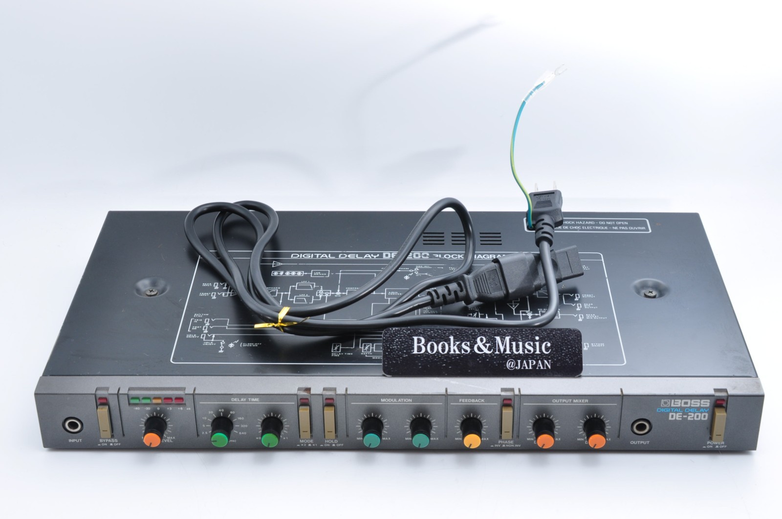 Boss DE-200 Digital Delay 1983 Made in Japan  w/Power Cord Working 372278