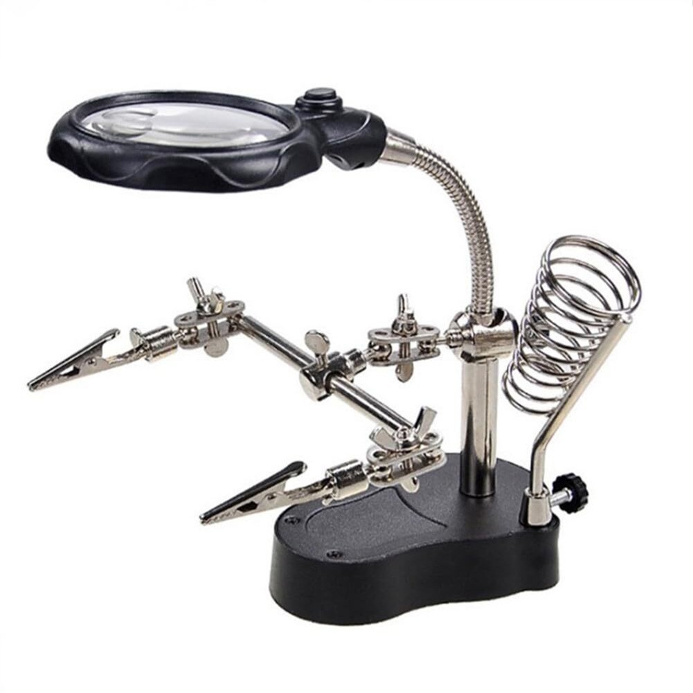 Adjustable Helping Hands Tool for Soldering and Model Building Projects