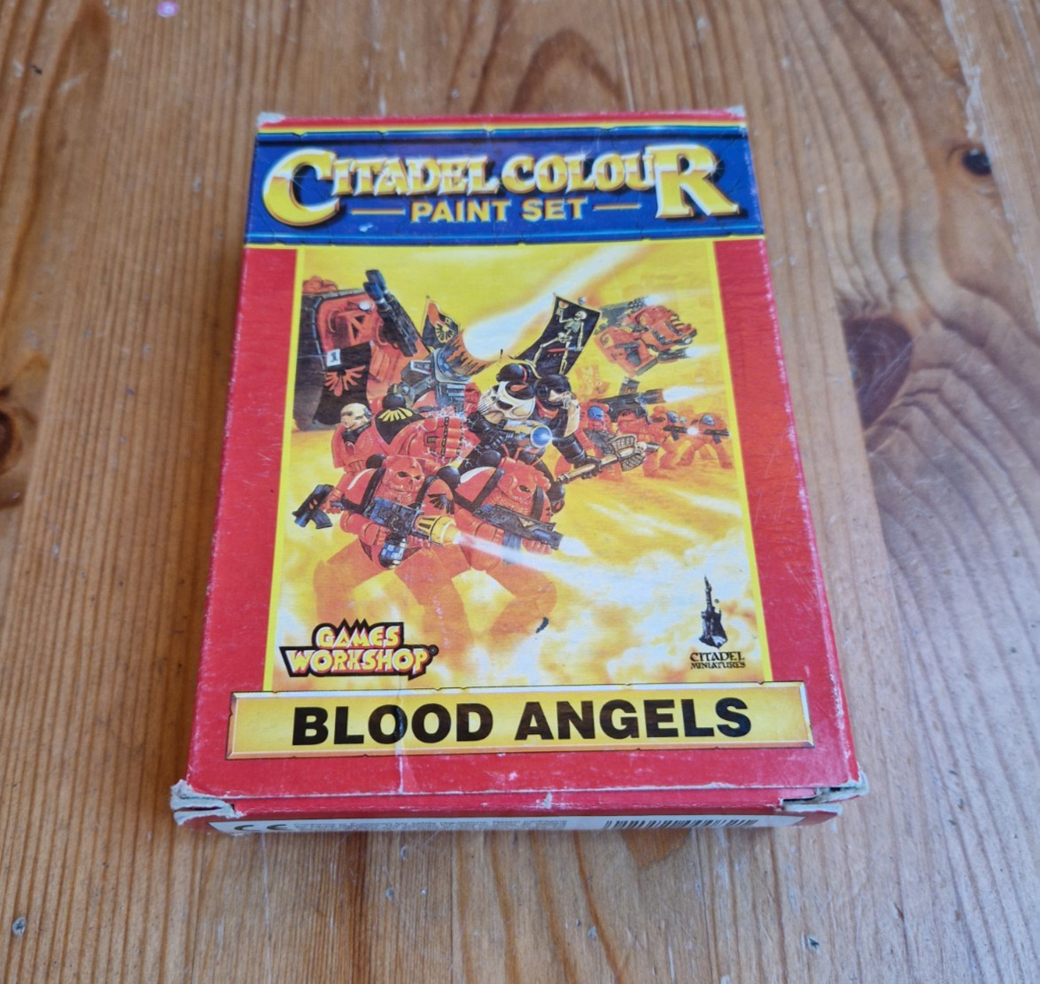 Blood Angels Citadel Colour Paint Set Hex Pot Retro Vintage Warhammer 40k OOP