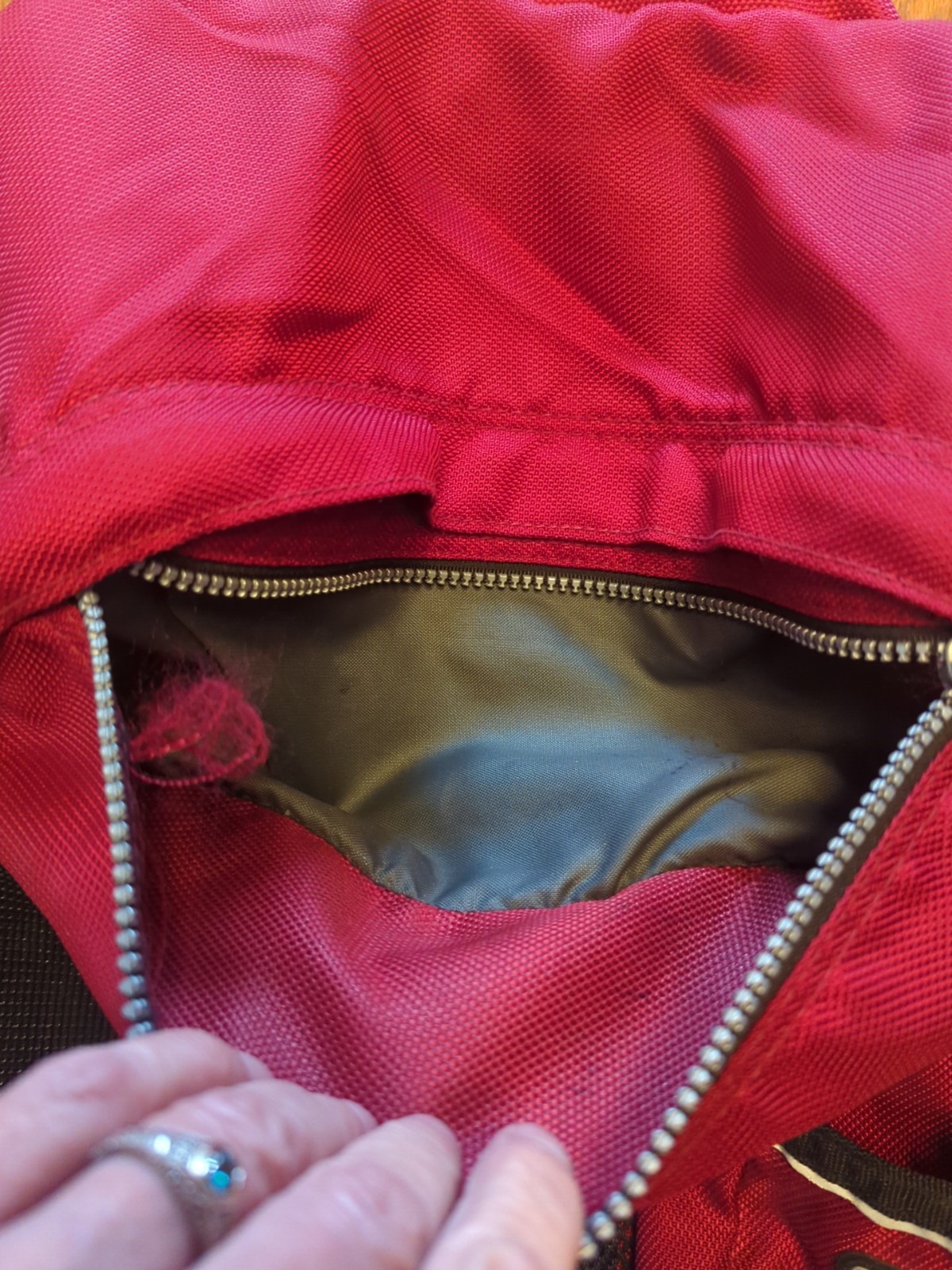Eddie Bauer EBTEK Backpack EB1920 Red & Black Outdoors Large