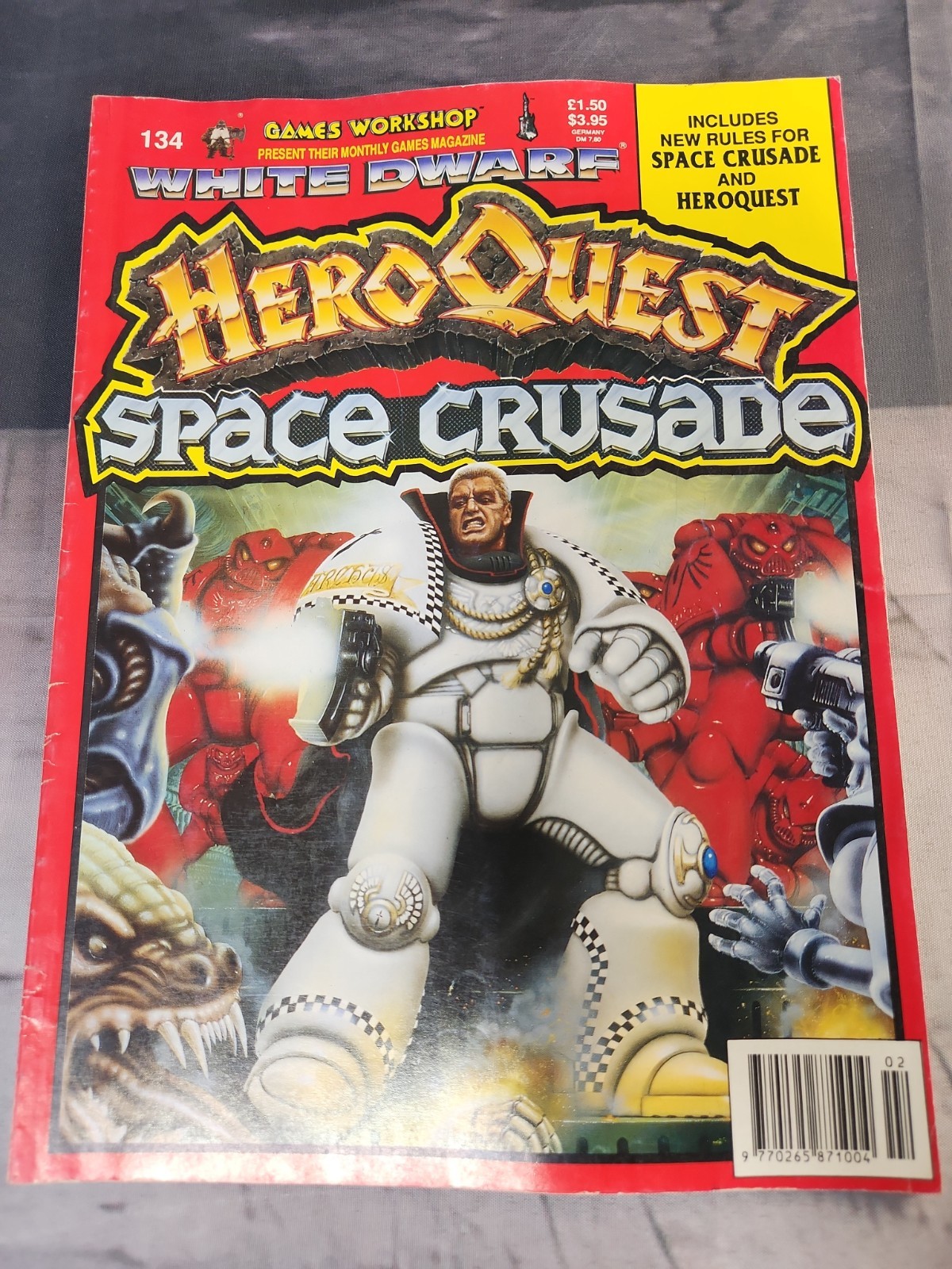 White Dwarf 134 Magazine Games Workshop Warhammer 40k Fantasy 40,000 Vintage