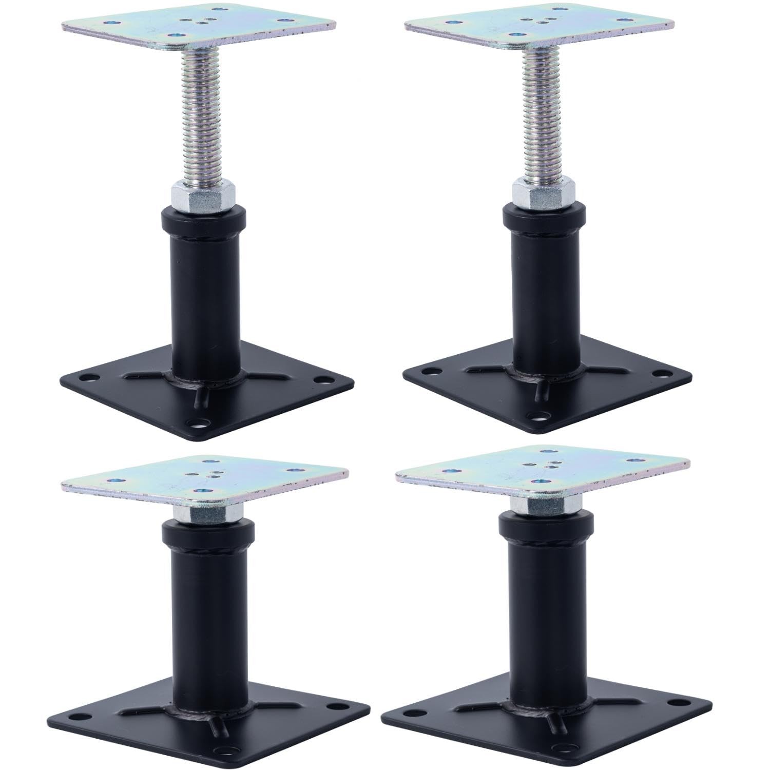 4 Pack Adjustable Floor Jack,Mini Screw Jack,Telescoping Jack for Temporary S