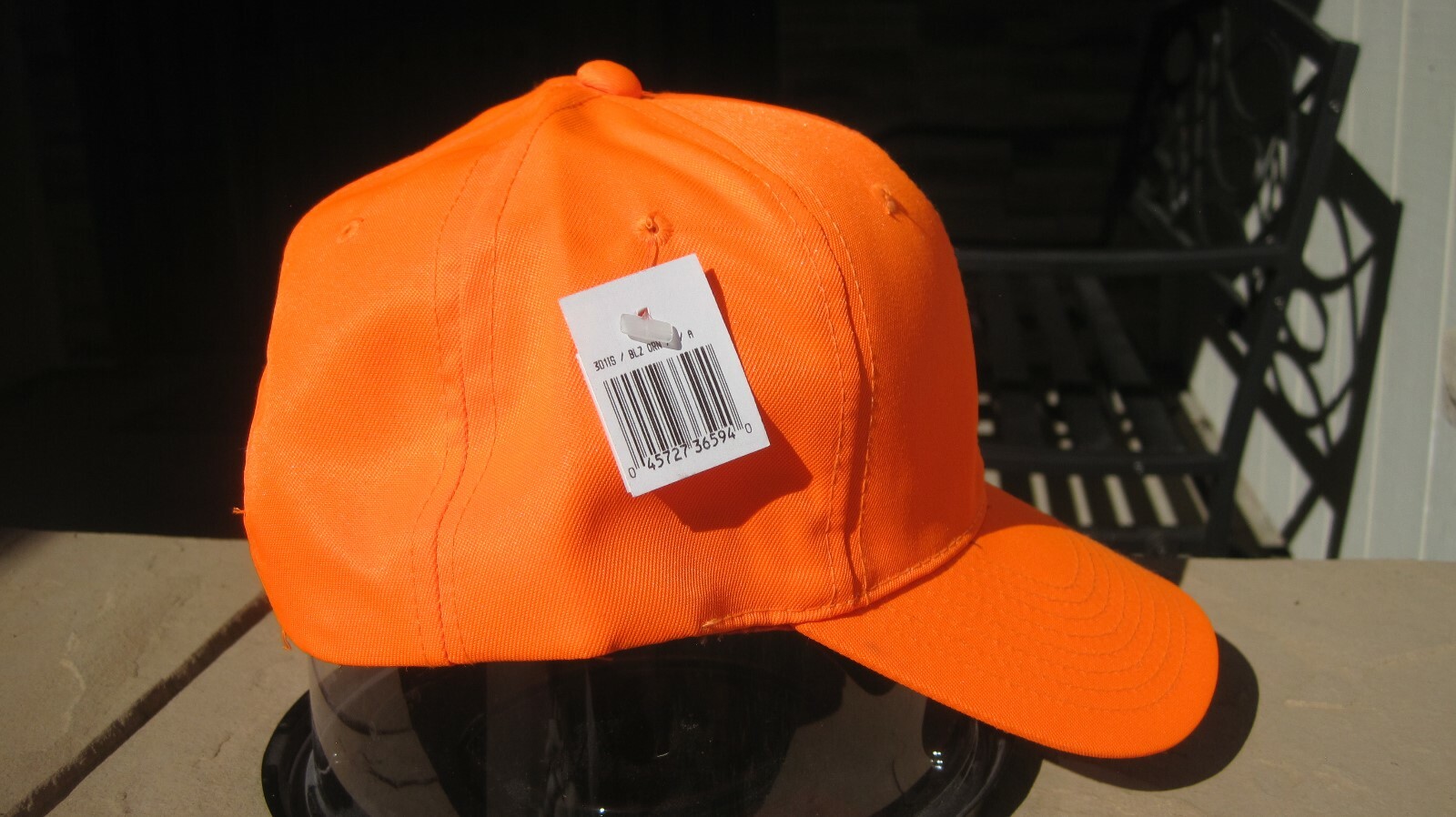 Hunting Cap Blaze-Orange Adjustable Baseball Cap Hat NEW