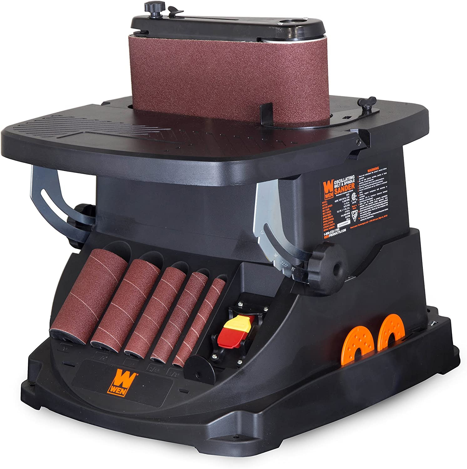 Powerful 6524 Oscillating Belt & Spindle Sander for Perfect Finishing Touches