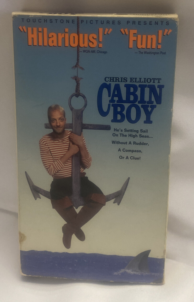 Cabin Boy VHS Chris Elliott  Comedy Movie Previous Rental