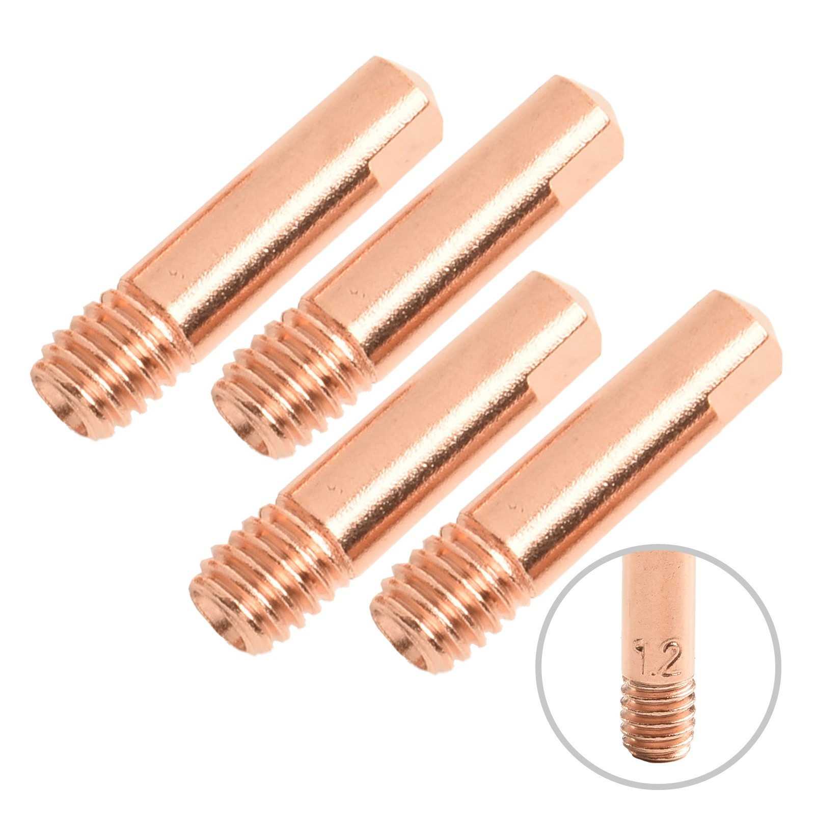 Precision Welding Performance with 15AK M6*24mm Contact Tips Pack of 10