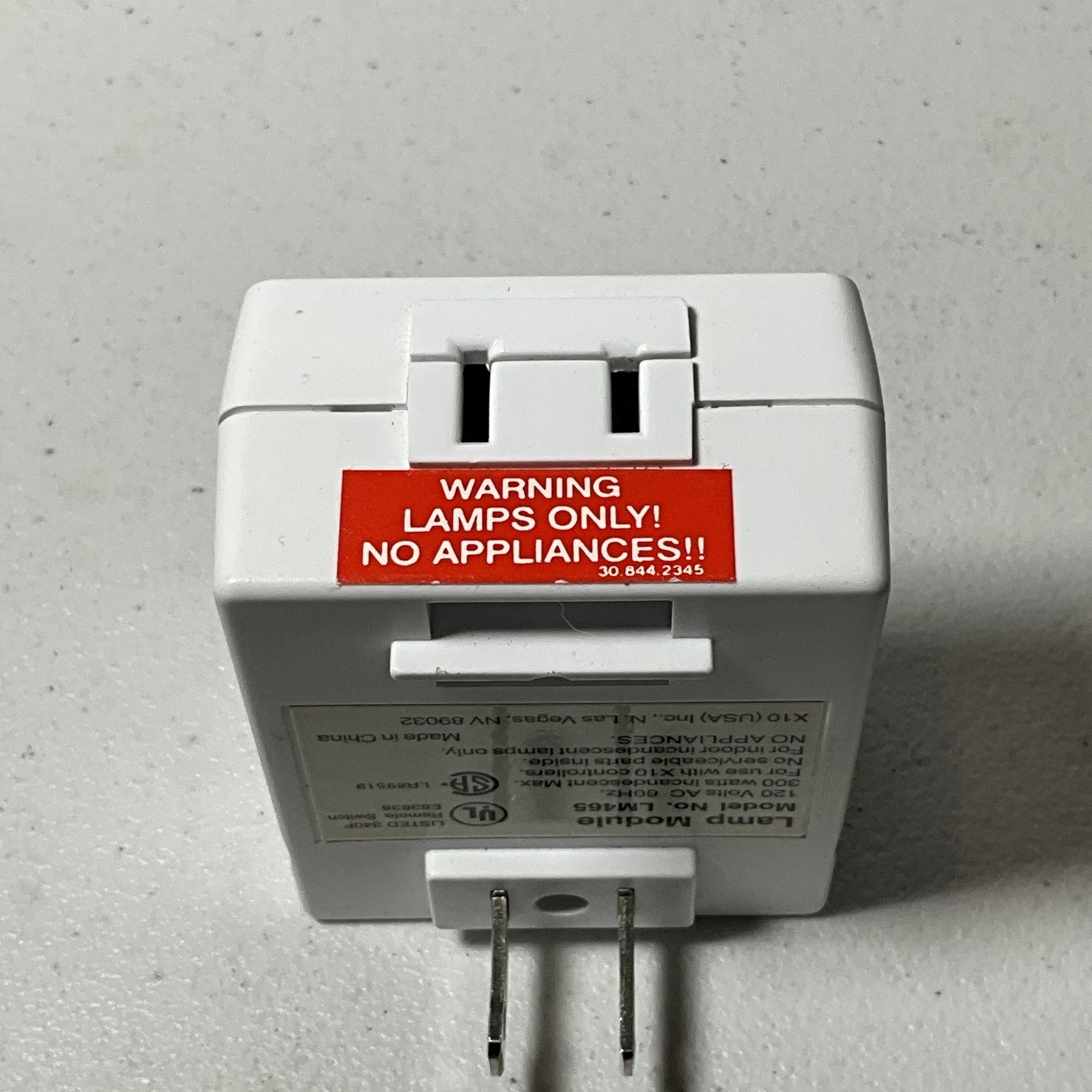 X10 POWERHOUSE LM465 Lamp Module Incandescent Smart Home Plug Control