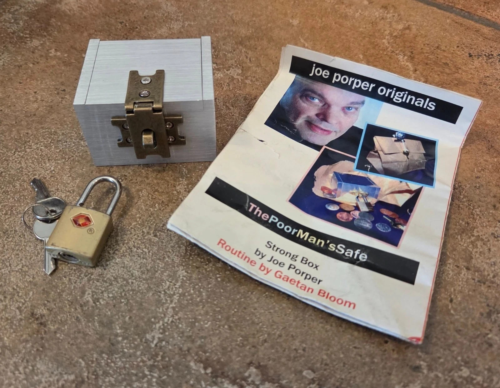 Porper Strong Box by Joe Porper Original Magic Mentalism Tricks