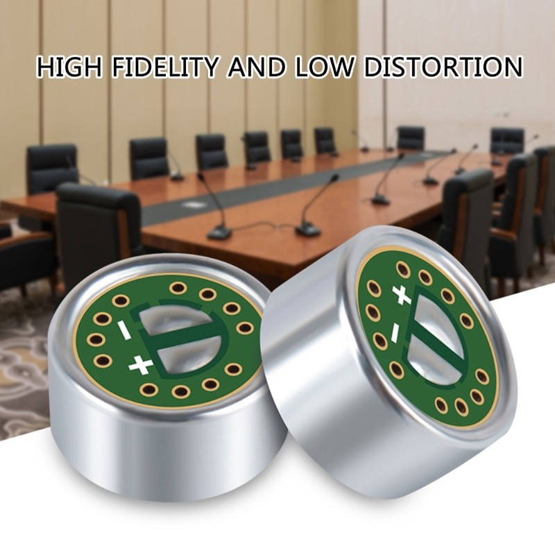 Unidirectional Electret Handling Microphone Elements for Live Sound Applications