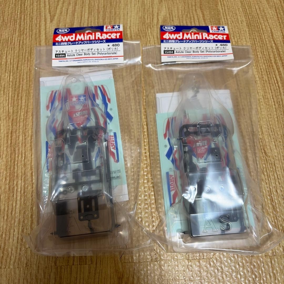 Mini 4WD Polycarbonate Body Set for Tamiy 15494 L, Clear, Used