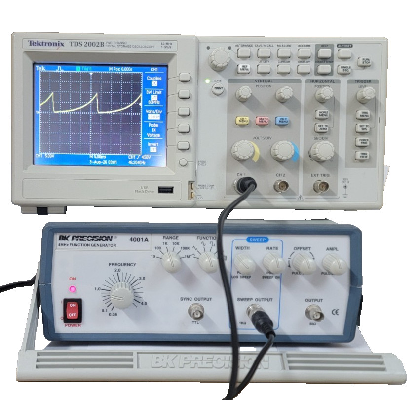 B&K Precision 4001A 4MHz Sweep Function Generator Tested Working