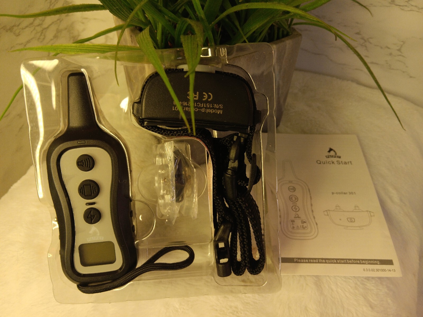Patpet P301 1000ft Remote Dog Bark Control & Training Shock Collar