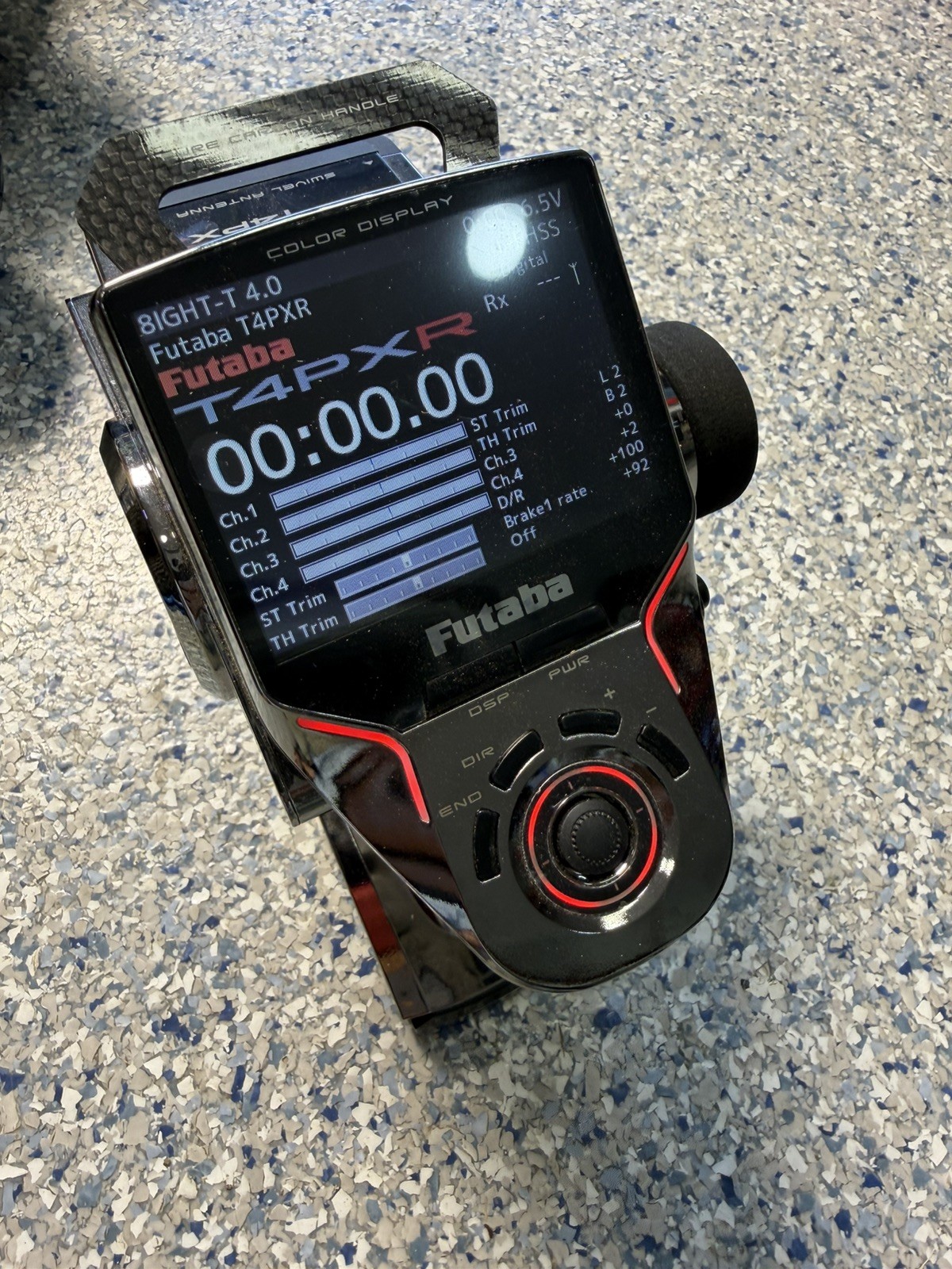 Futaba 4PX Surface Radio System w/ Carbon Handle – Used Working