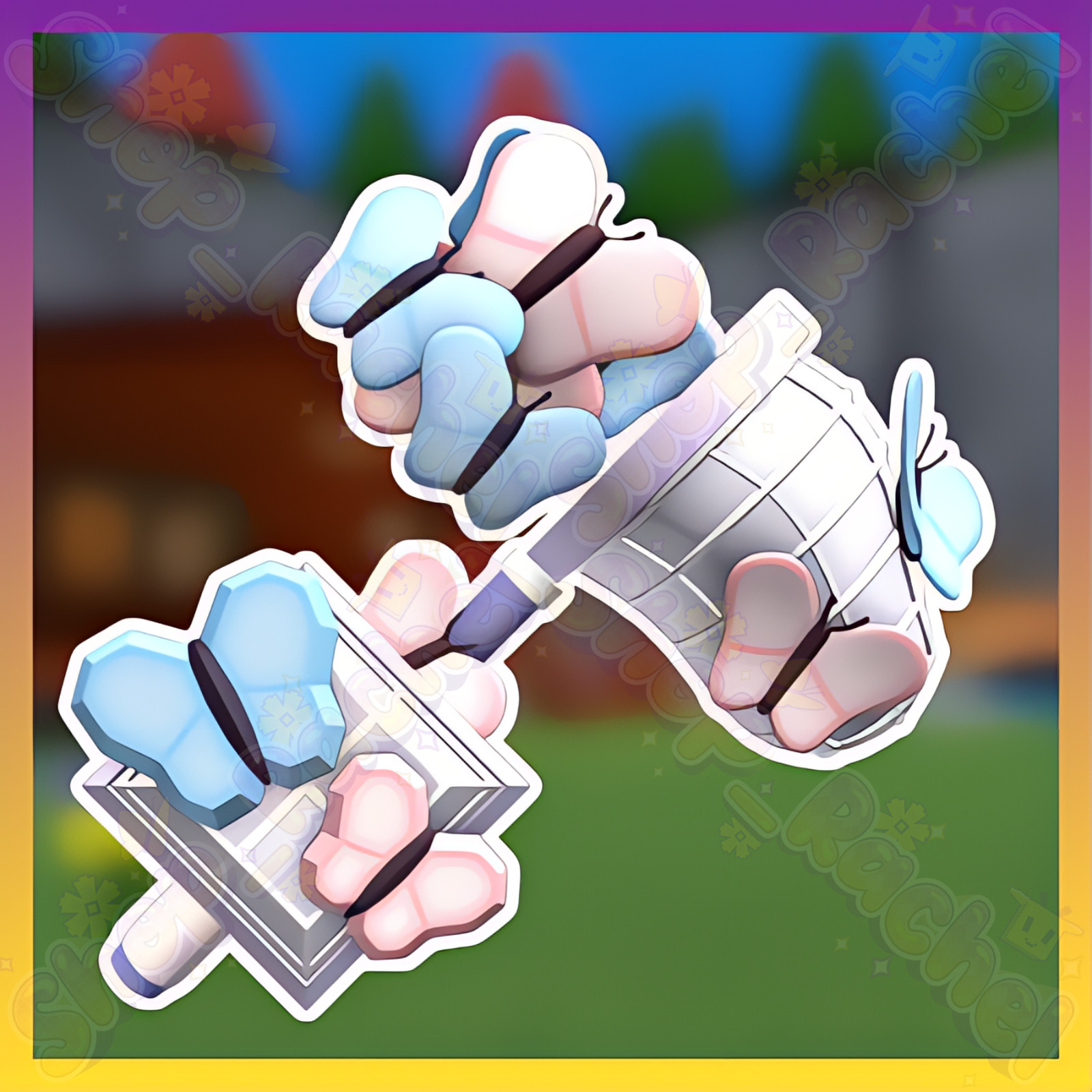 🌙 Moonlit Butterflies Set - Flee the Facility (FTF) 🌙